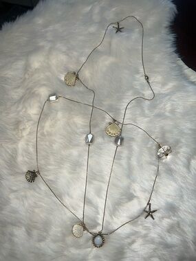 Gold-Tone Seashell & Starfish Layered Necklace - Brand